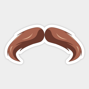 Mustache Sticker